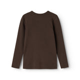 Tee LS, T-shirt - Dark Roast