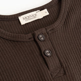 Tee LS, T-shirt - Dark Roast
