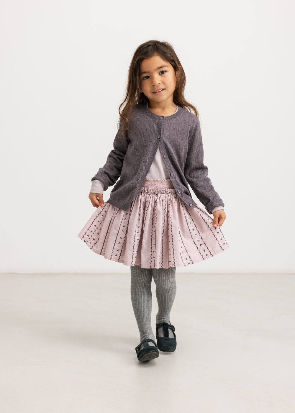 Plain Tee LS, T-shirt - Cloud Gray