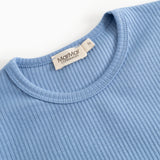 Plain Tee LS, T-shirt - Blue Heaven