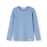 Plain Tee LS, T-shirt - Blue Heaven
