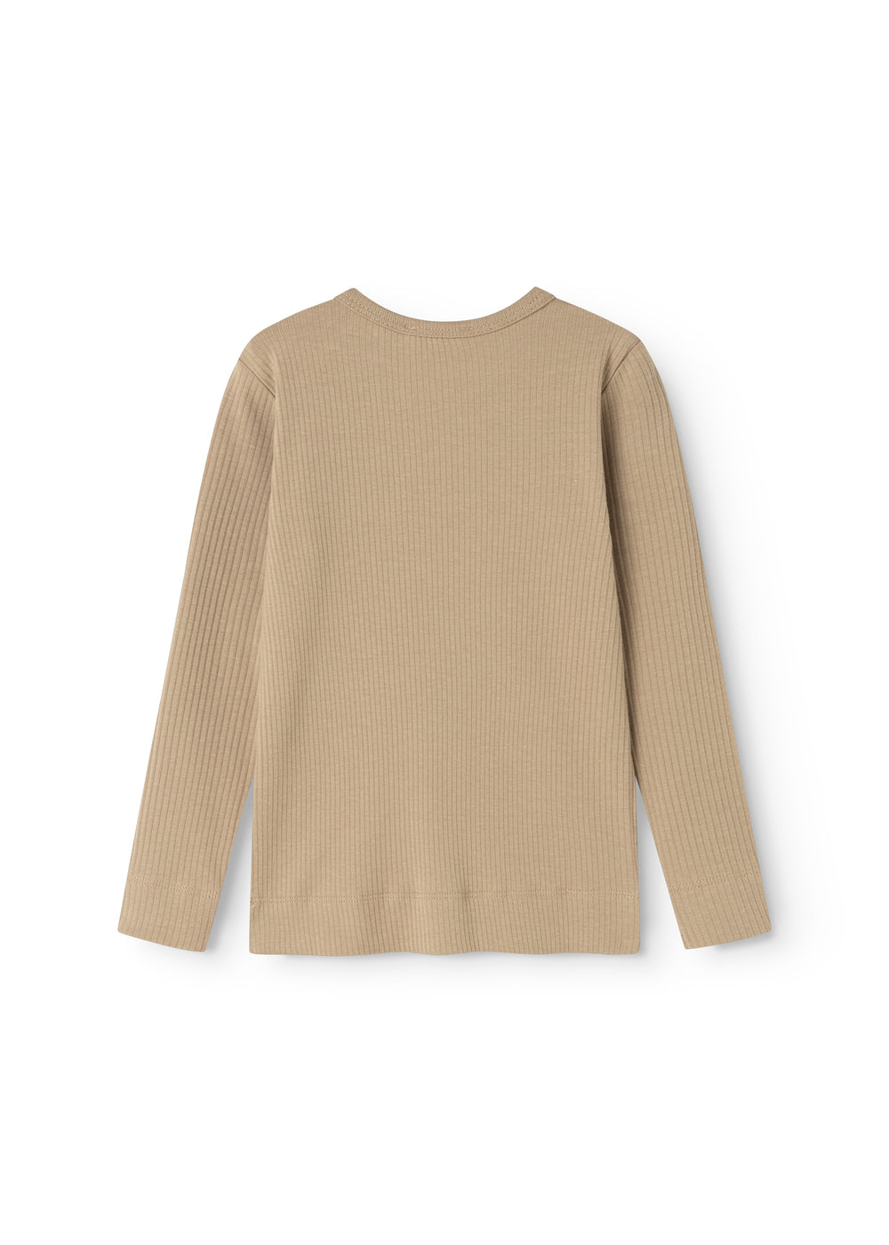Plain Tee LS, T-shirt - Muddy