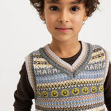 Taj, Knit vest - Fair Isle