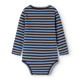 Plain Body LS, Bodysuit - Blue Heaven Stripe