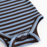 Plain Body LS, Bodysuit - Blue Heaven Stripe