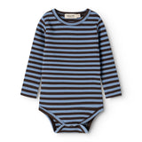 Plain Body LS, Bodysuit - Blue Heaven Stripe