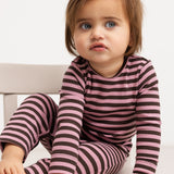 Plain Rompy, Jumpsuit - Heather Stripe