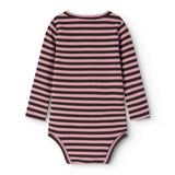 Plain Body LS, Bodysuit - Heather Stripe