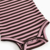 Plain Body LS, Bodysuit - Heather Stripe