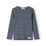 Plain Tee LS, T-shirt - Blue Heaven Stripe