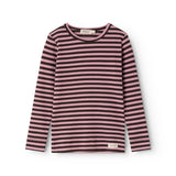 Plain Tee LS, T-shirt - Heather Stripe