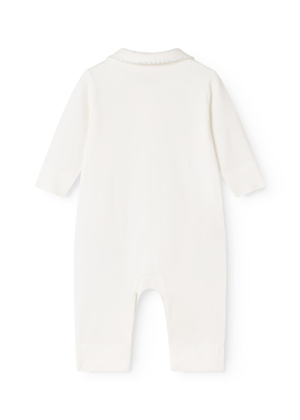 Ricci heldrag in light off-white set with long sleeves and pant closure.