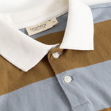 Tad Polo LS, Blouse - Monsoon Blue Stripe