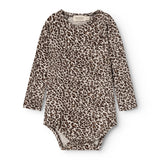 Leo Body LS, Bodysuit - Dark Brown Leo