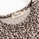 Leo Tee, T-shirt - Dark Brown Leo