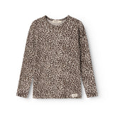 Leo Tee, T-shirt - Dark Brown Leo