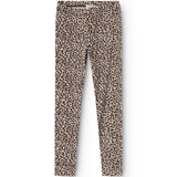 Leo Leg, Leggings - Dark Brown Leo