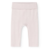 Baby tights with wide elastic edge and vertical texture, long legs