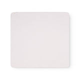 Solid carpet with a uniform surface, rounded corners, and a smooth back side.