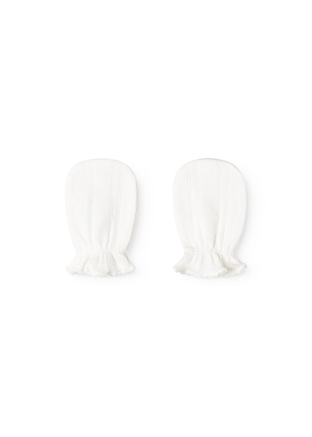 Fingerless gloves without fingers with round top and elastic cuff