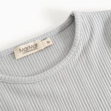 Light gray T‑shirt with round neck and MarMar Copenhagen brand.