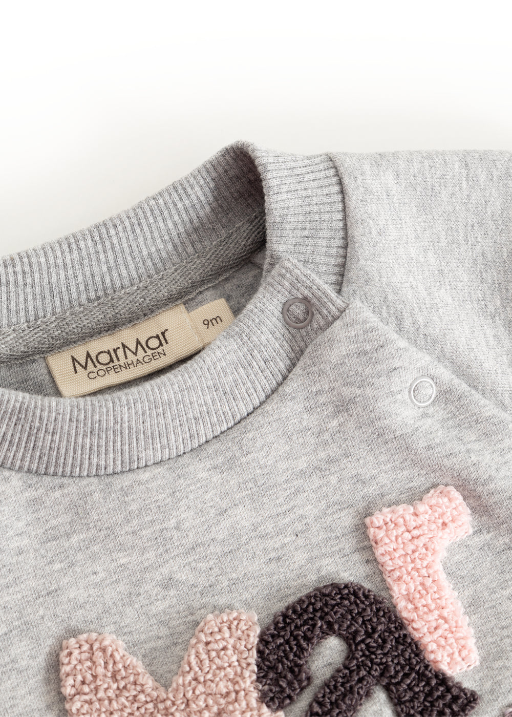 Theos B, Blouse - Cloud Grey Logo