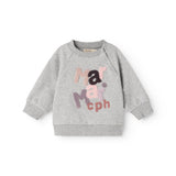 Theos B, Blouse - Cloud Grey Logo