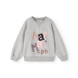 Theos, Blouse - Cloud Grey Logo