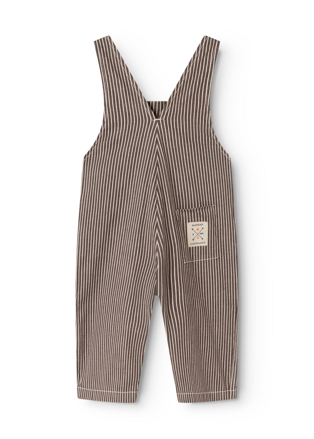 Ruben, Overalls - Dark Brownie Stripe
