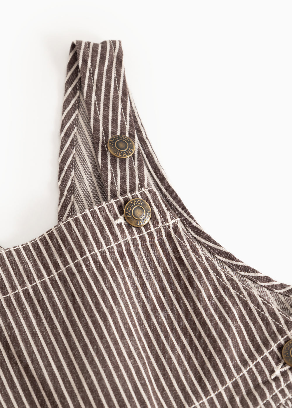 Ruben, Overalls - Dark Brownie Stripe