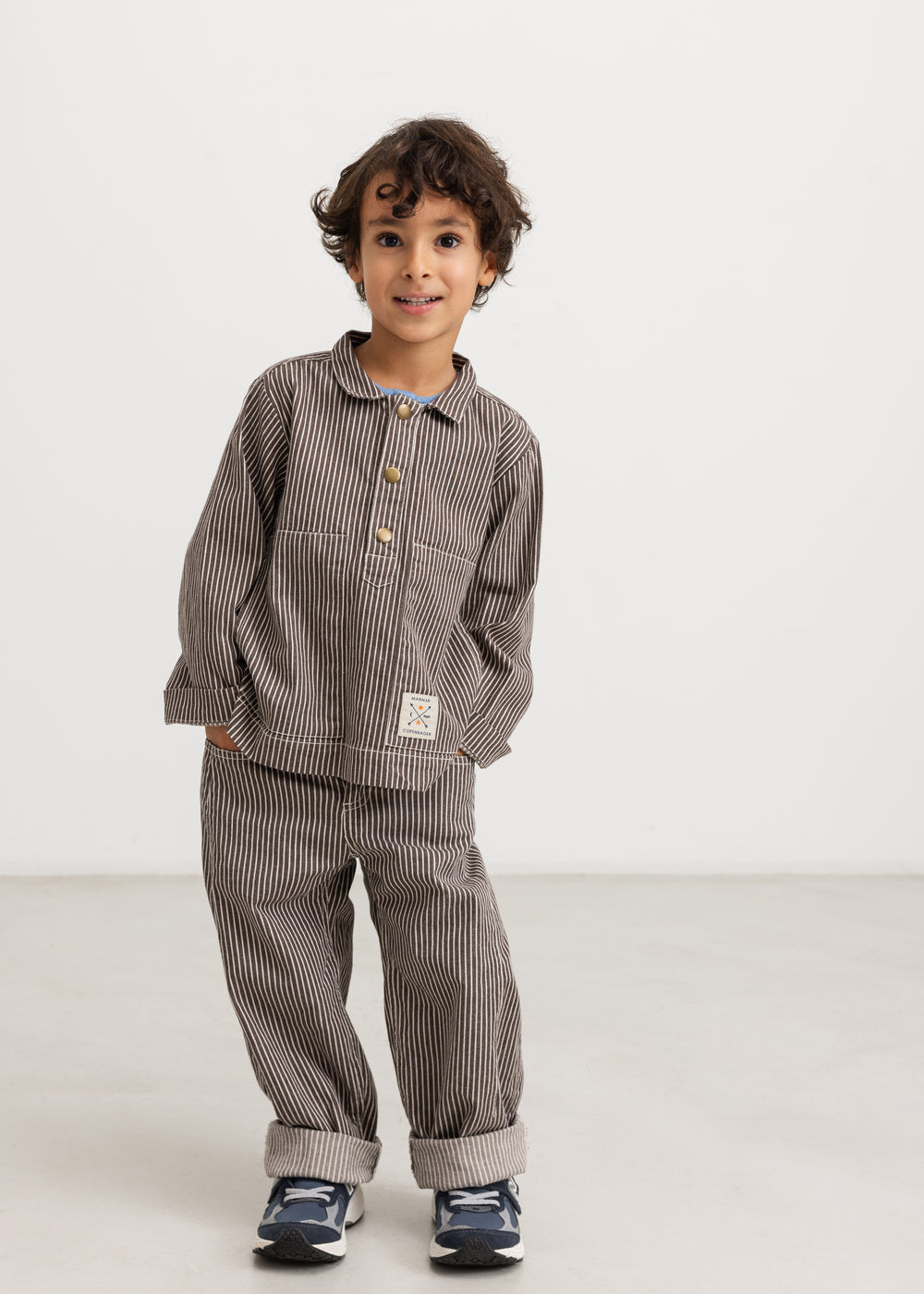 Pando, Pants - Dark Brownie Stripe
