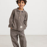 Pando, Pants - Dark Brownie Stripe