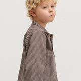 Tovan, Shirt - Dark Brownie Stripe