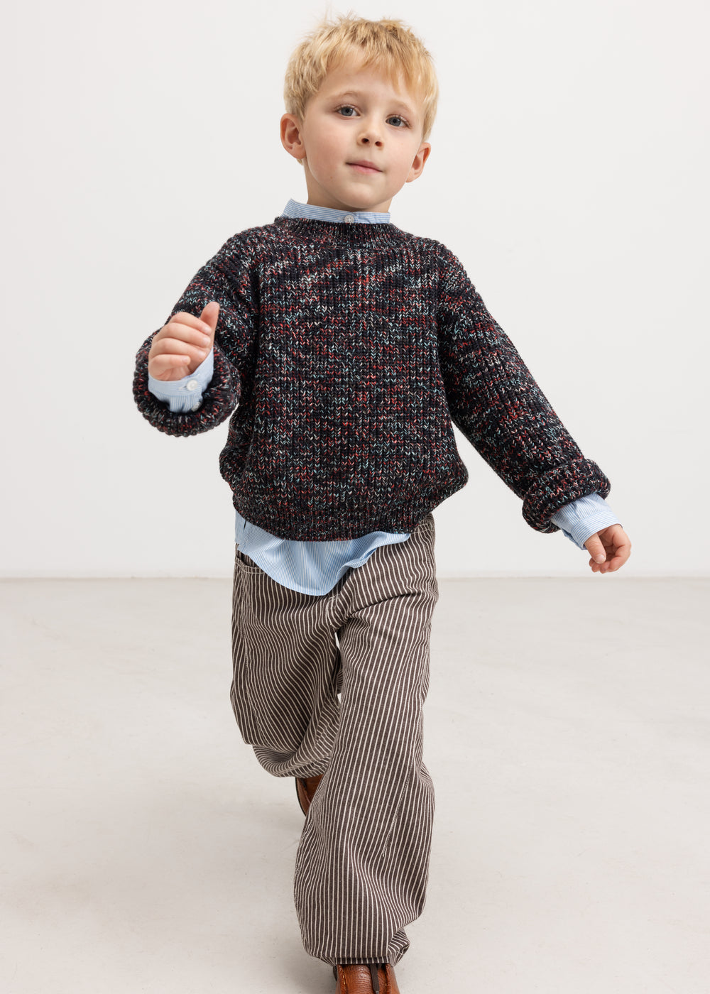 Teno, Knit blouse - Deepest Sea Space