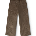 Pluto pants Wilted in brown corduroy with wide legs and back pocket details