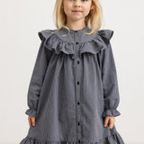 Dalina, Dress - Pigeon Blue Check