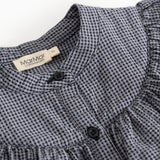 Dalina, Dress - Pigeon Blue Check