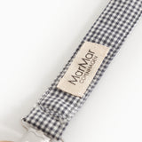 Alo, Pacifier Clip - Blue Check