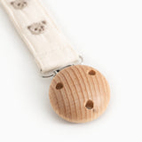 Alo Embroidery, Pacifier Clip - Teddybears Emb.