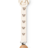 Alo Embroidery, Pacifier Clip - Teddybears Emb.