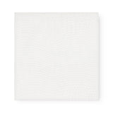 Check fabric blanket with a fine dotted pattern in white and black.