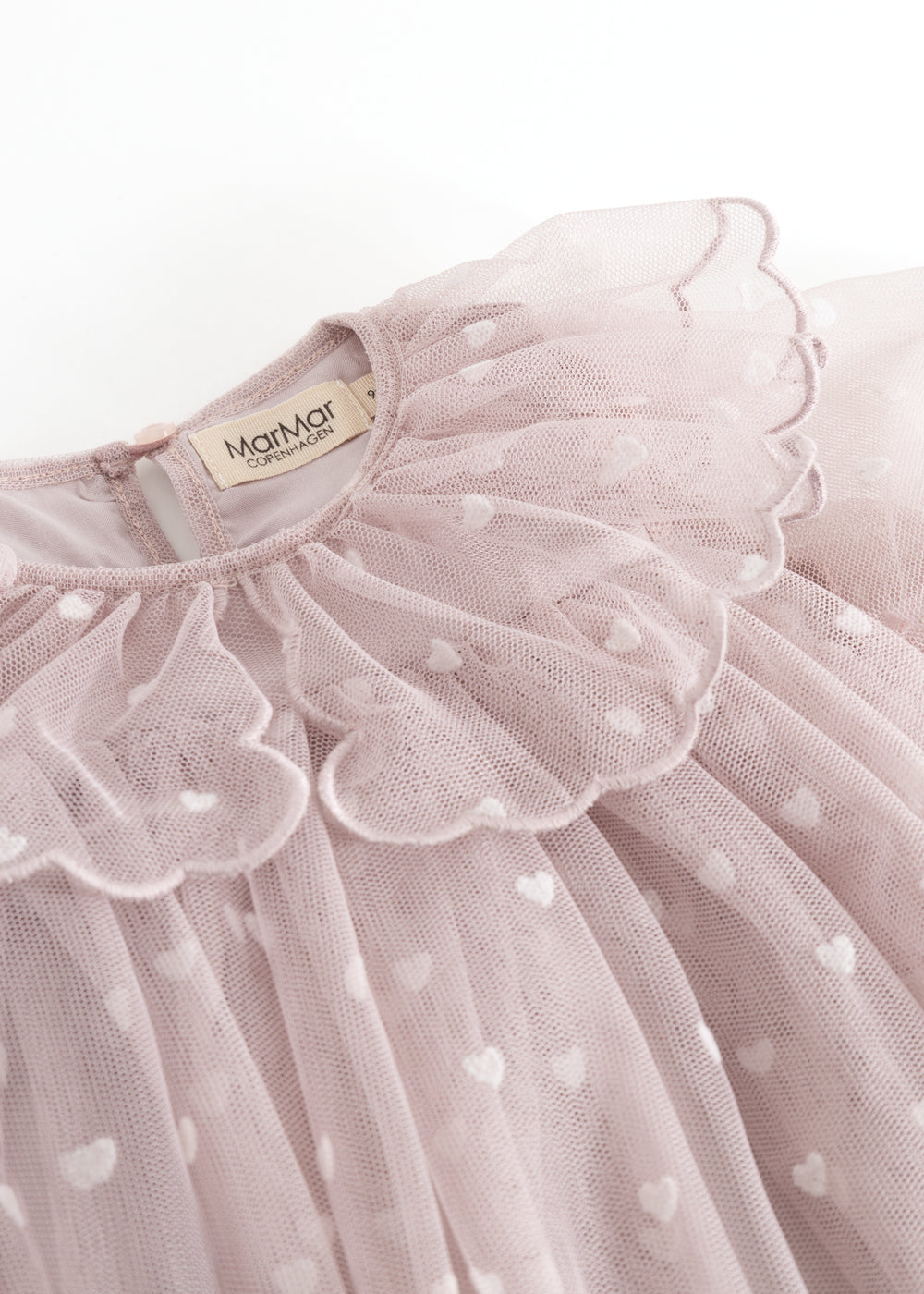 Dera B, Dress - Cloud Gray Hearts