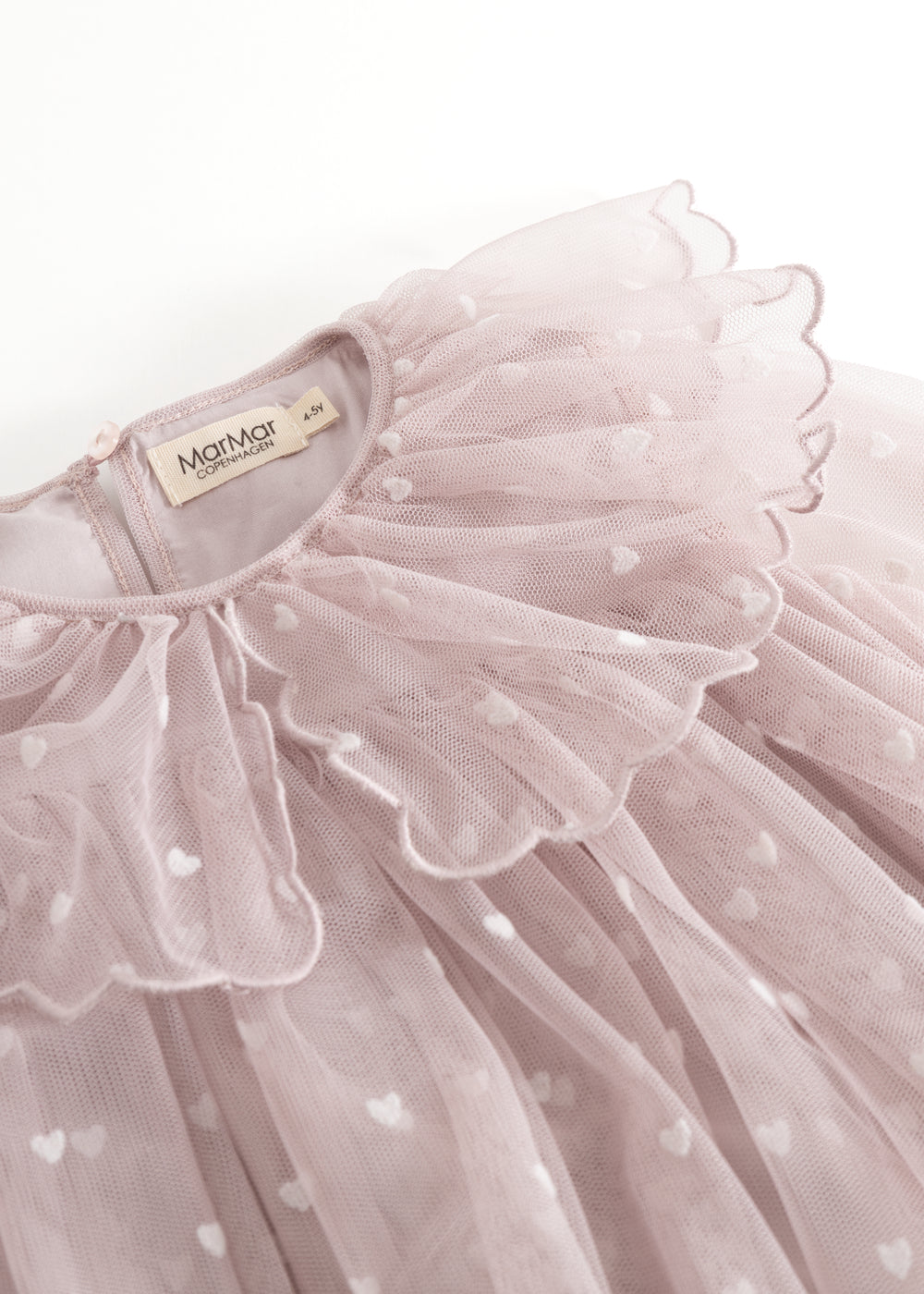 Dera, Dress - Cloud Gray Hearts