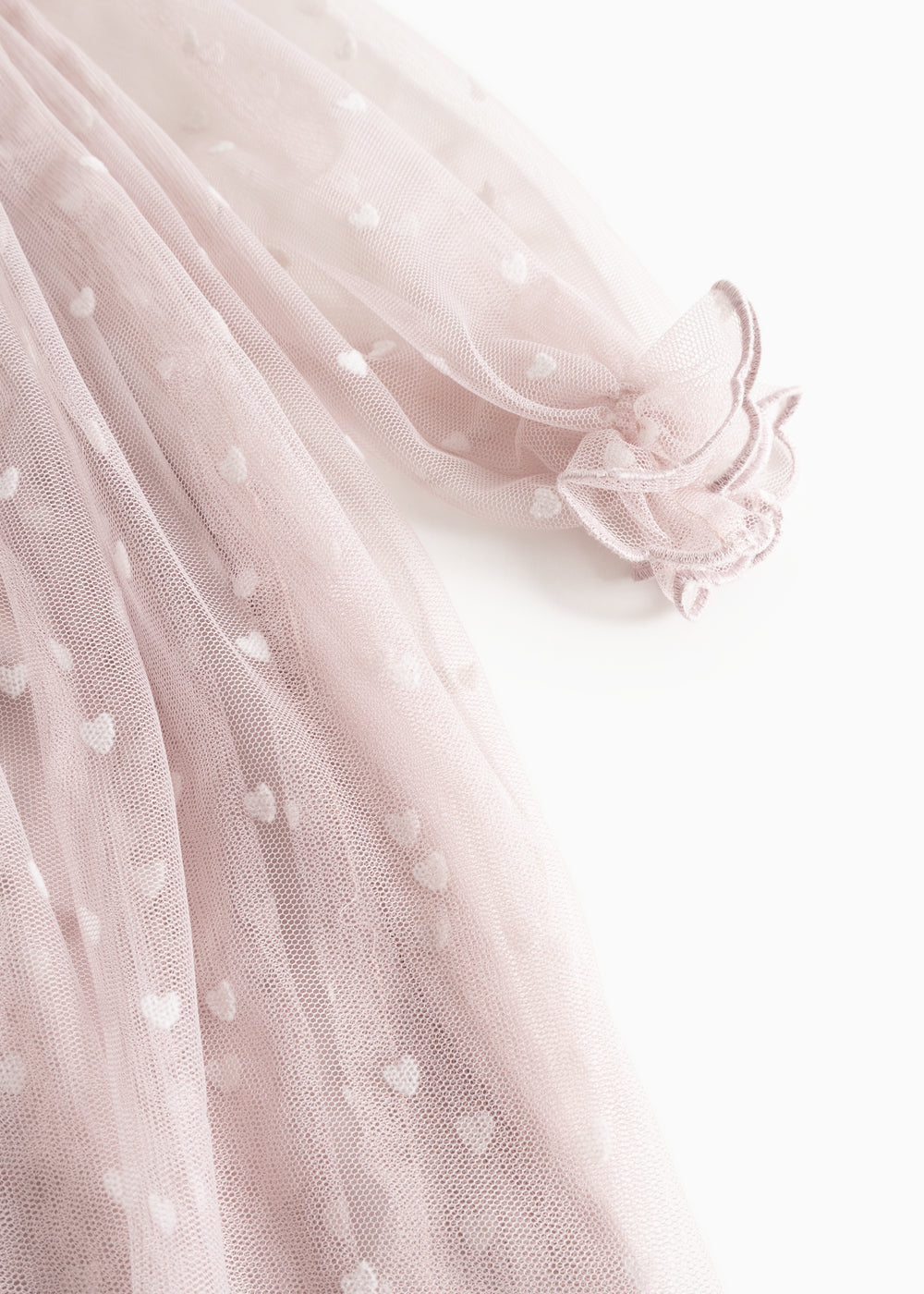 Dera, Dress - Cloud Gray Hearts