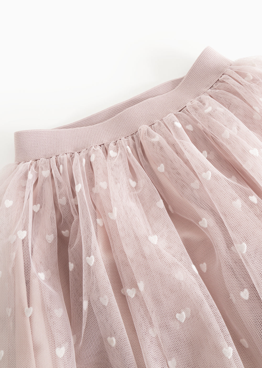 Solvig, Skirt - Cloud Gray Hearts