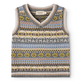 Taj B, Knit vest - Fair Isle