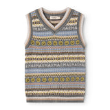Taj, Knit vest - Fair Isle