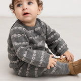 Torin B, Knit Blouse - Creamy Smiles
