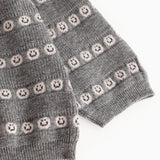 Torin B, Knit Blouse - Creamy Smiles