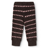 Penn, Knit Pants - Rose Frosting Hearts